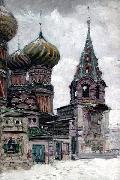 Nikolay Nikanorovich Dubovskoy St. Basil's Cathedral oil